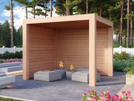 Foto van WoodAcademy douglas overkapping Moonstone Excellent