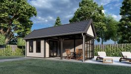 Trendhout Satteldach XL Außenaufenthalt Foto von Trendhout Satteldach XL Außenaufenthalt