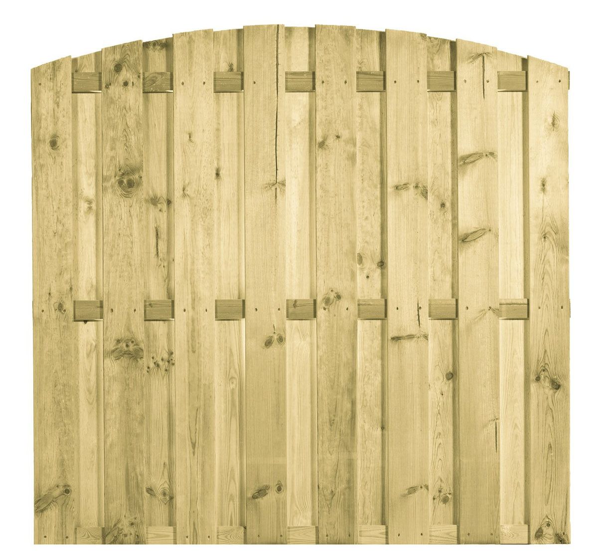 Azalp tuinscherm recht RVS geschroefd FSC