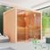 Azalp elementsauna Lumen 135x203 cm - elzen