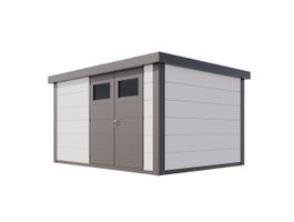 Telluria Classico 3930 metalen tuinhuis Foto van Telluria Classico 3930 metalen tuinhuis