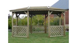 Solid S7708 Prieel - Hogedruk geïmpregneerd Foto van Solid S7708 Prieel - Hogedruk geïmpregneerd