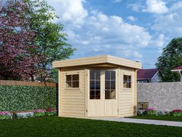 Interflex Blockhütte 2556 Plus Foto von Interflex Blockhütte 2556 Plus