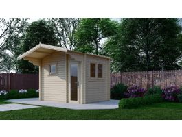 Interflex buitensauna 3432 S Foto van Interflex buitensauna 3432 S