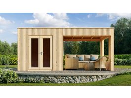 Foto von SmartShed Gartenhaus mit Terrasse Werner