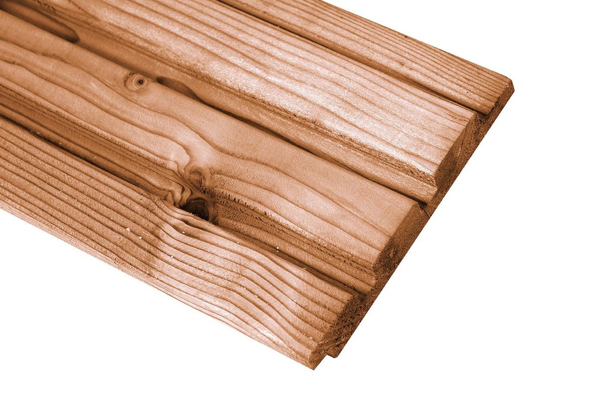 Azalp Douglas tripple Rhombus profiel Geschaafd