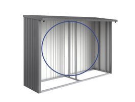 Foto van Biohort Woodstock achterwand 300