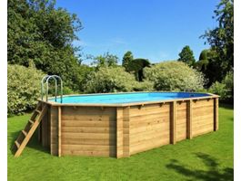 Foto van Procopi Tropic Octo+ blauw 50-100 Houten Zwembad