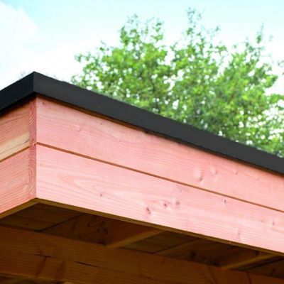 Interflex aluminium daklijstset voor 2526Z - zwart