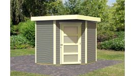 Karibu 73468 Schwandorf 3 Gartenhaus - Terragrau Foto von Karibu 73468 Schwandorf 3 Gartenhaus - Terragrau