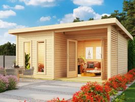 Karibu 36304 Mainburg 5 buitensauna Foto van Karibu 36304 Mainburg 5 buitensauna