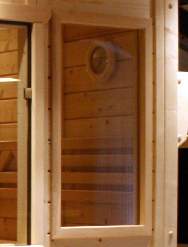 Azalp Saunaraam massieve sauna Genio 41x76 cm*