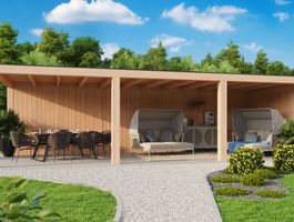 Foto von Kirk and Michaels Douglasien Überdachung Serius