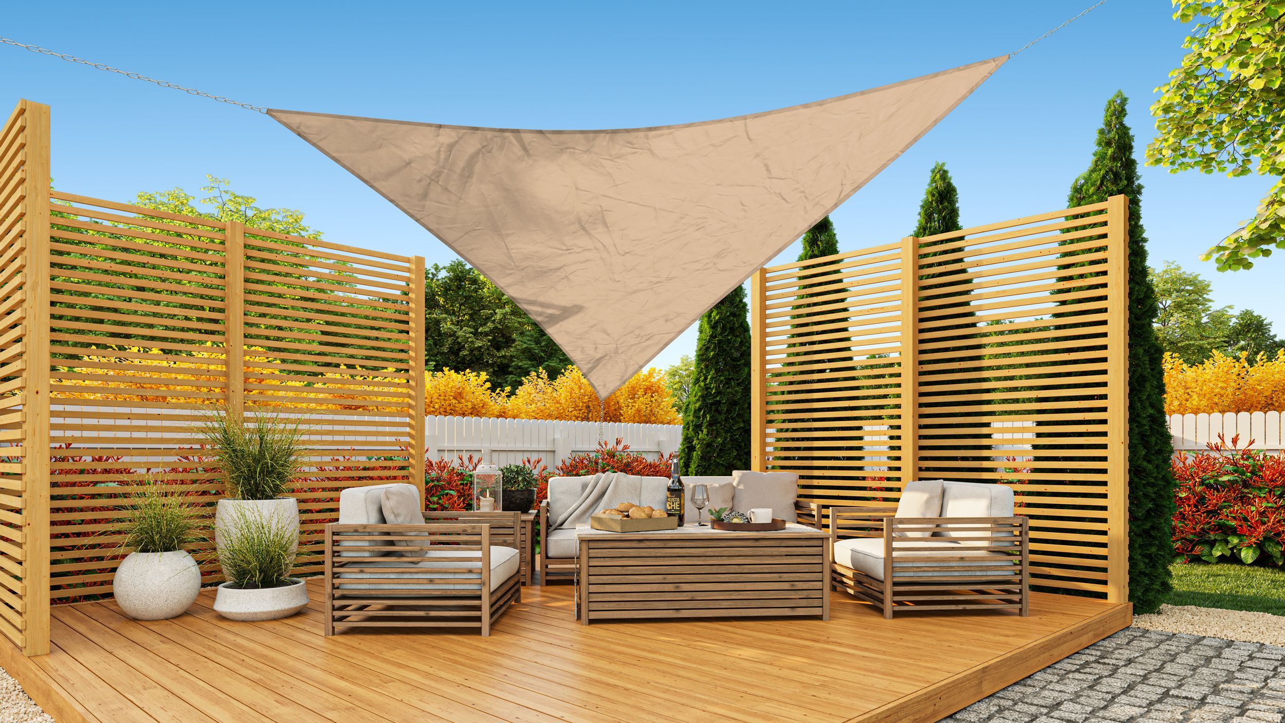 Foto van Nesling Coolfit Schaduwdoek Driehoek