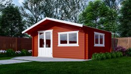 Foto von Interflex Blockhütte 5x4 - gestrichen