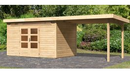 Karibu 83003 Kandern 7 Gartenhaus mit Anbaudach Foto von Karibu 83003 Kandern 7 Gartenhaus mit Anbaudach