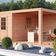 WoodAcademy Gartenhaus mit Überdachung Sapphire Excellent 500x400 cm