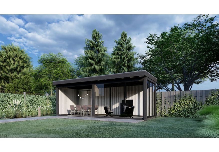 Trendhout Refter XL Außenaufenthalt 600x340 cm Foto von Trendhout Refter XL Außenaufenthalt 600x340 cm