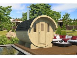 Interflex barrelsauna 3.3 Foto van Interflex barrelsauna 3.3