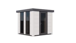 Foto van Telluria Luminato 2424 metalen tuinkantoor