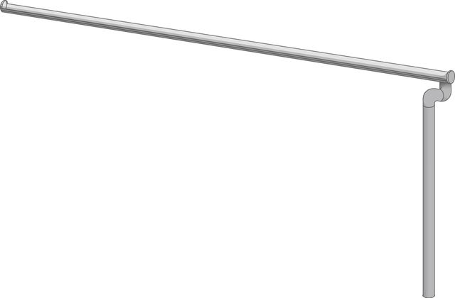 Solid pvc afvoerset voor carport