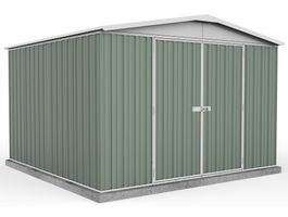 Absco PE30292RK Regent metalen tuinhuis Foto van Absco PE30292RK Regent metalen tuinhuis