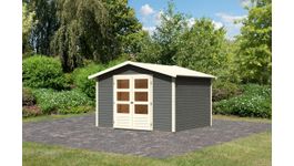 Karibu 23601 Amberg 5 Gartenhaus - Terragrau Foto von Karibu 23601 Amberg 5 Gartenhaus - Terragrau