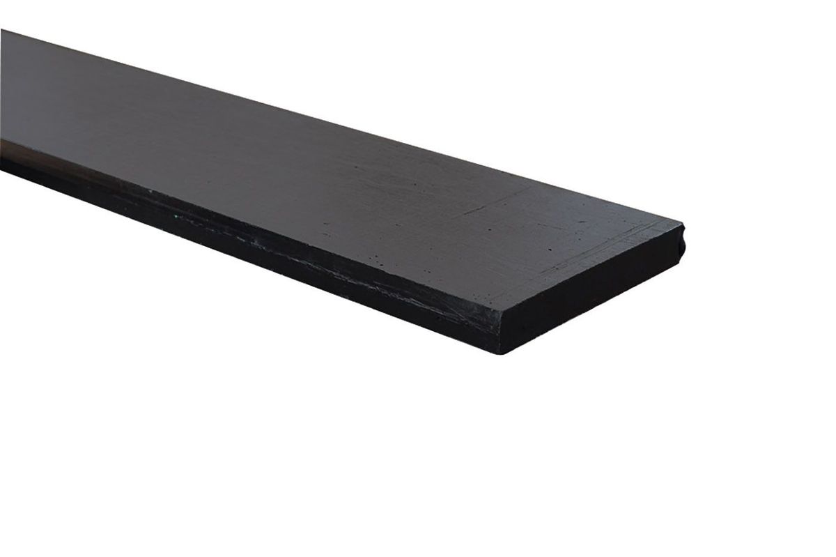 Azalp Beton onderplaat antraciet gecoat 25x3