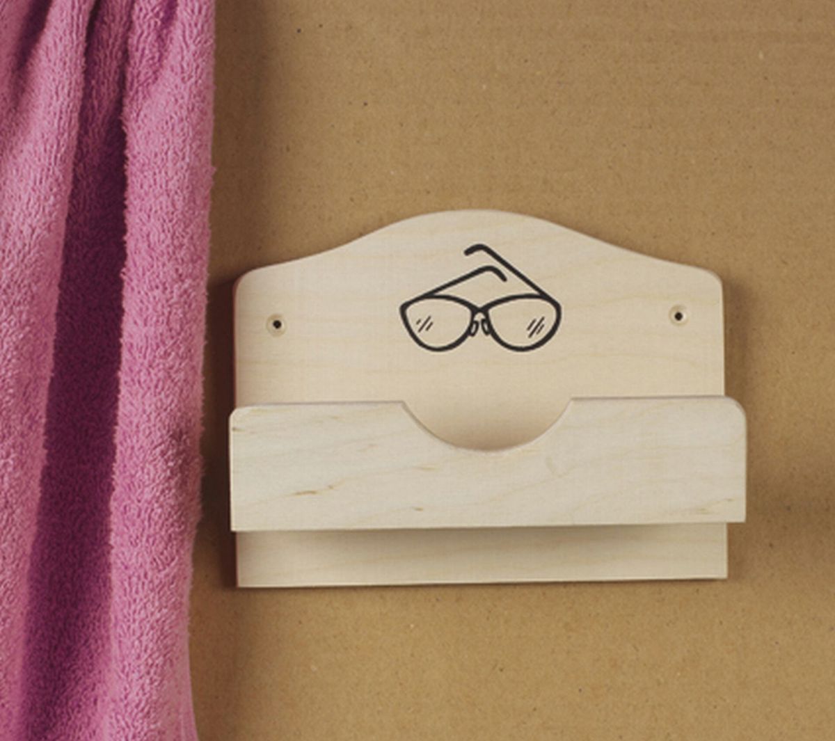 Hot Orange Brillenhouder voor 1 Bril