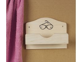 Hot Orange Brillenhalter für 1 Foto von Hot Orange Brillenhalter für 1