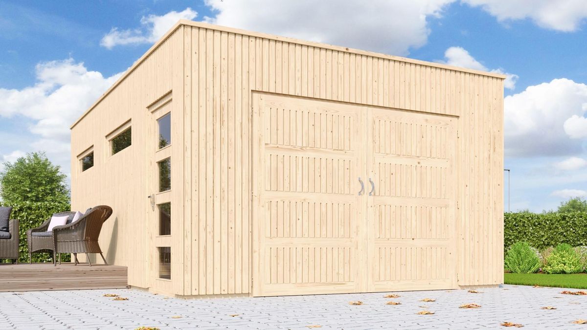 SmartShed Luxury Houten Garage