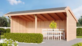 WoodAcademy Douglasien Schuppen mit Satteldach Knight Foto von