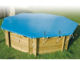 Ubbink Azura rond zwembad afdekzeil 410 cm (6-hoekig) Foto van Ubbink Azura rond zwembad afdekzeil 410 cm (6-hoekig)