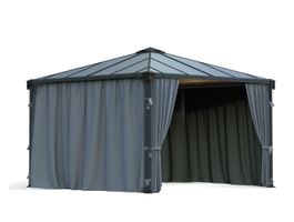 Palram - Canopia Palermo 4300 Gordijn Set Grijs Foto van Palram - Canopia Palermo 4300 Gordijn Set Grijs