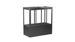 Keter Tuinkas Florentina 2x1 Donkergrijs metallic Foto van Keter Tuinkas Florentina 2x1 Donkergrijs metallic