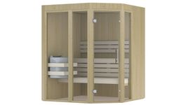 Hot Orange Flora Heimsauna Foto von Hot Orange Flora Heimsauna