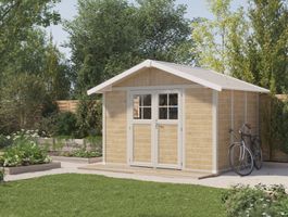 Foto von Grosfillex 22907681 DECO H7.5 - Kunststoff Gartenhaus Sherwood natur