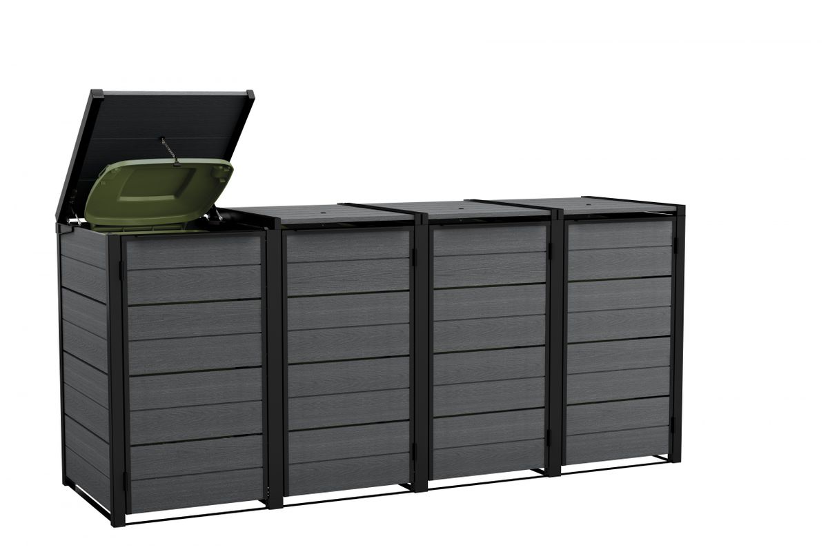 Keter Hide-Away 4x 240L Containerberging