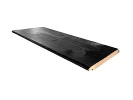 Azalp geïmpregneerde Vurenhouten gevelbekleding Rabat zwart Foto van Azalp geïmpregneerde Vurenhouten gevelbekleding Rabat zwart