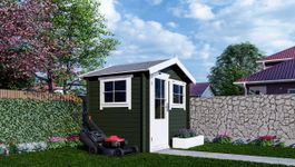 Foto von Interflex Blockhütte 2520 - gestrichen