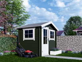 Foto von Interflex Blockhütte 2520 - gestrichen