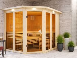 Karibu 6099 Ainur binnensauna Foto van Karibu 6099 Ainur binnensauna