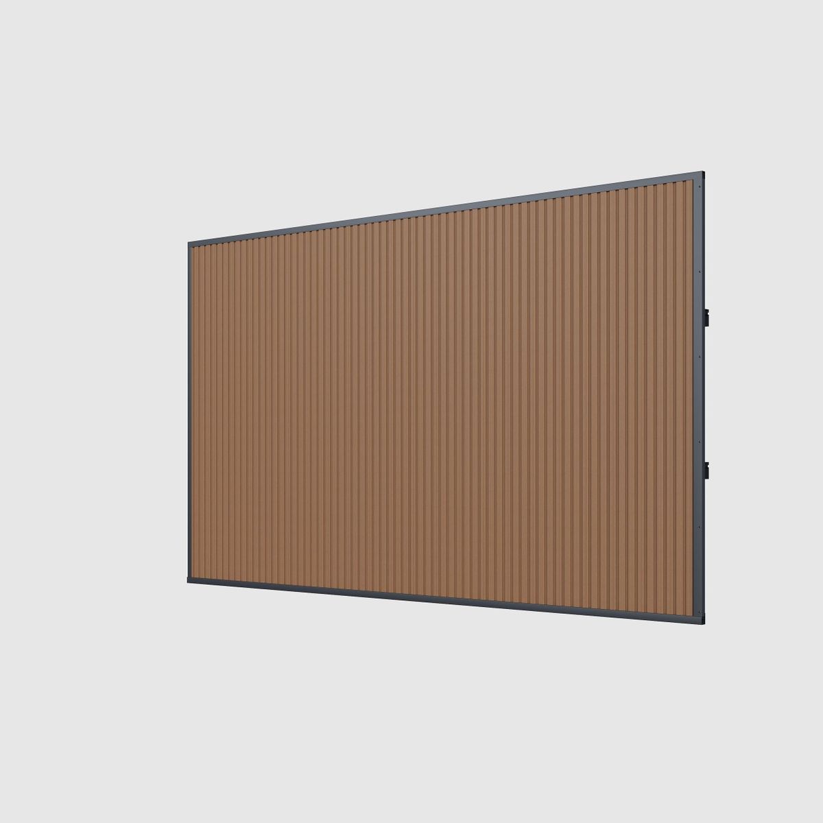 Porchenzo WPC design wand 400 cm - teak