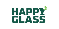 Het logo van HappyGlass