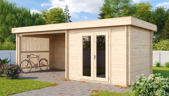 Tuinhuizen met een aansluitende veranda