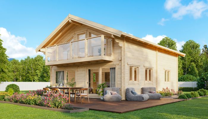 Prachtige houten huizen