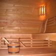 Foto van Azalp sauna lampscherm hoekmodel - elzen