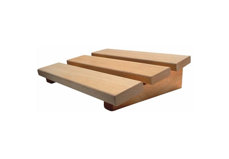 Azalp Classic Kopfstütze für Sauna - Erle Foto von Azalp Classic Kopfstütze für Sauna - Erle