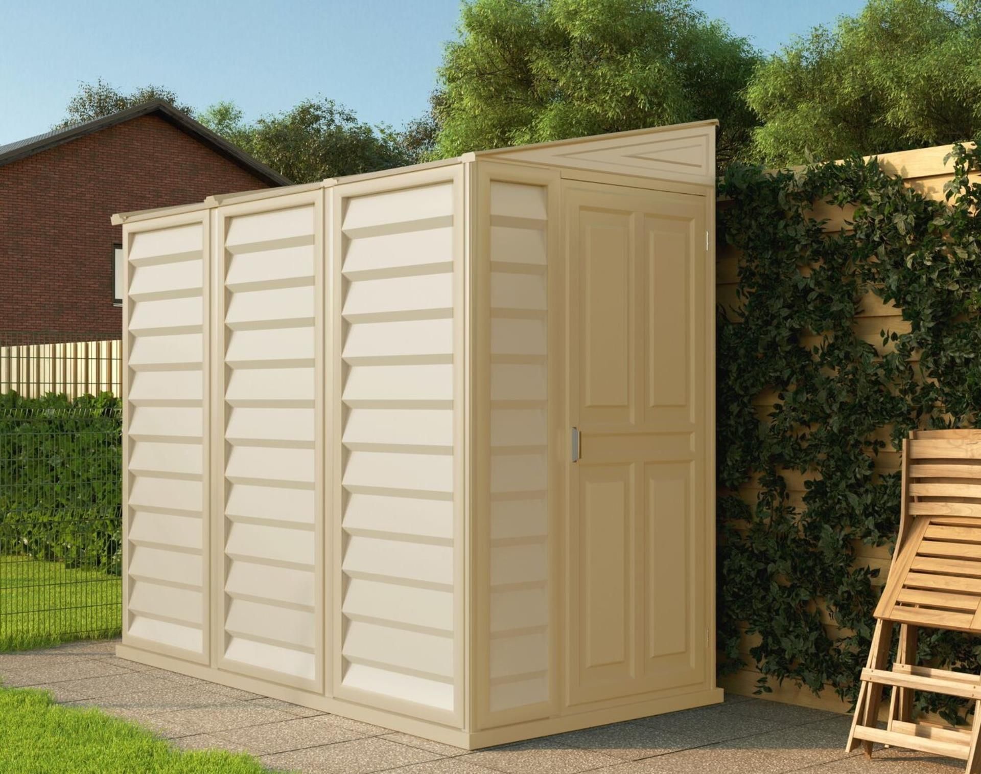 Foto der Duramax Sidemate 4x8 Kunststoff Gartenhaus