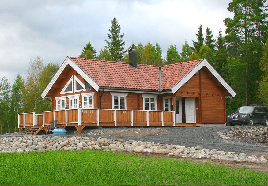 Azalp Sjovik Chalet 1370x920 cm, 95 mm Foto von Azalp Sjovik Chalet 1370x920 cm, 95 mm